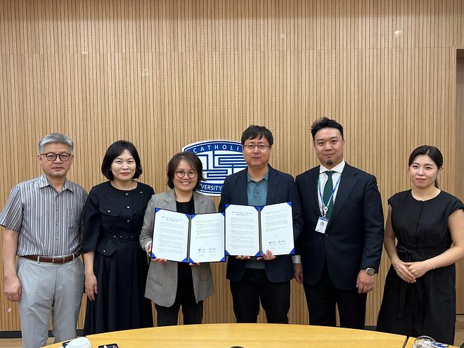 가톨릭대학교 예술미디어융합학과-성신여대 반주과와 업무협약(MOU) 체결 加图立大学艺术媒体融合学科与成信女子大学伴奏学科签署合作协议（MOU）